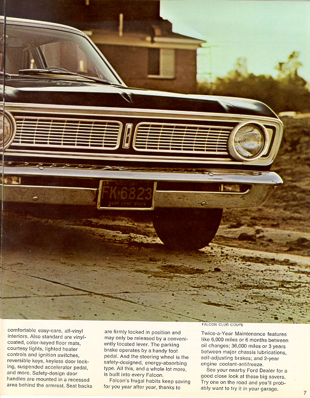 1970 Ford Falcon Brochure Page 8